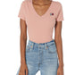 Tommy Hilfiger Women's Bodysuit, Rose Dawn, Large