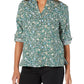 Women's Dylan Twill Shirt - Cilantro Floral