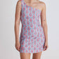 Wolven - Amalfi One Shoulder Mini Dress