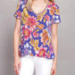 Johnny Was - The Janie Favorite Short Sleeve V-neck Swing Tee