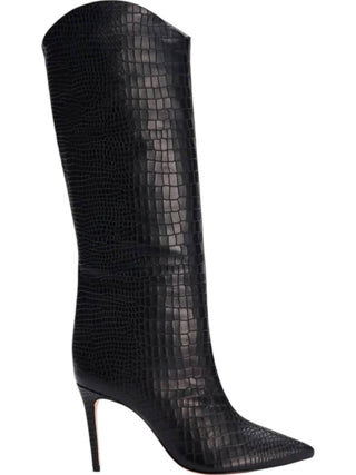Schutz - Botas sociais femininas de couro Maryana