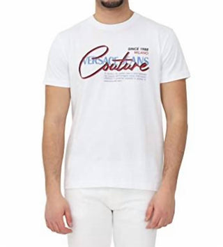 Versace - Men Cotton Script Logo T-Shirt