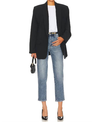 Pistola - Calça Jeans Charlie High Rise Classic Straight Ankle Feminina