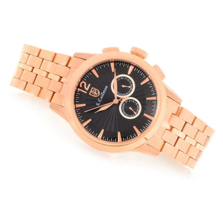 Relógio de pulso multifuncional de quartzo S. Coifman 43 mm