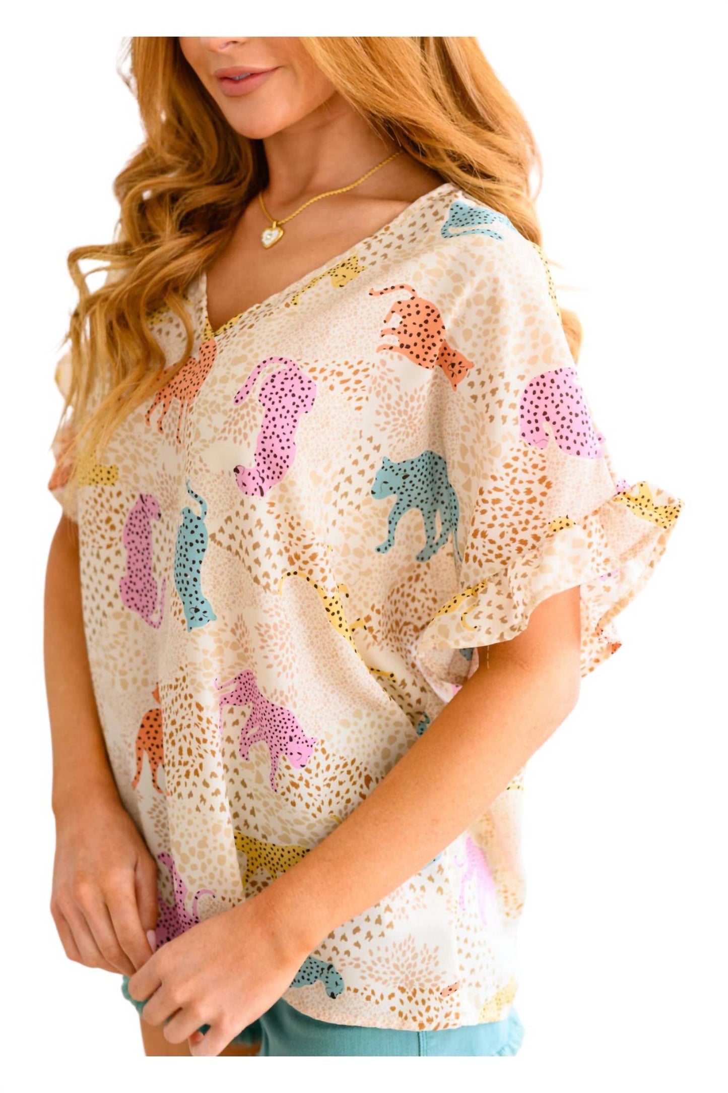 Entro - Lovely in Leopard Blouse