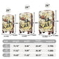 3-Piece PC Spinner Wheel Luggage Set with Printed Pattern