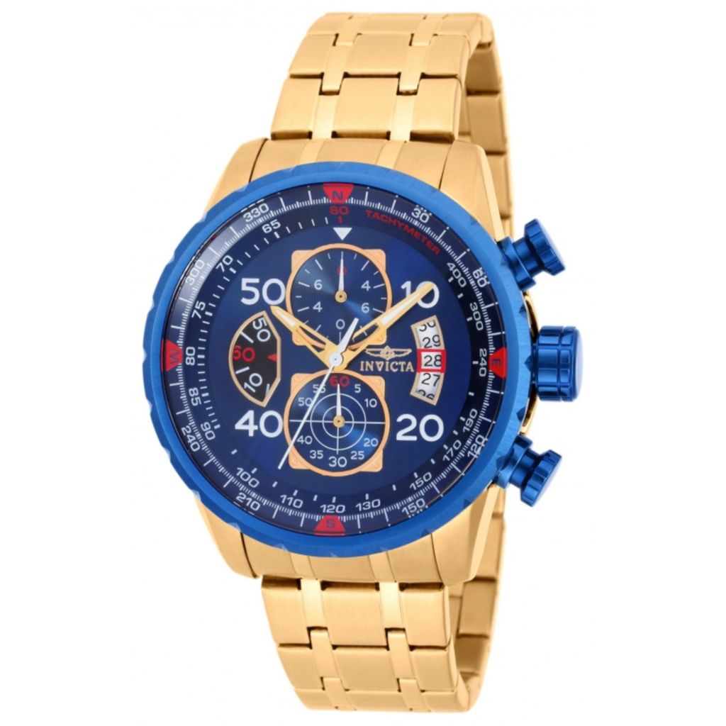 Relógio Invicta Aviator 48 mm Quartz Chronograph Bracelet