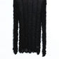 Kseniaschnaider - Women's Mesh Drape Long Sleeve Dress