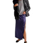 Free People - Dakota Satin Midi Skirt