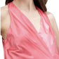 Do+Be - Satin Ruched V-Neck Dress