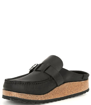 Birkenstock - Tamancos Buckley de couro oleado - Regular/Largo