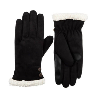 Isotoner - Luvas femininas de microsuede com tela sensível ao toque