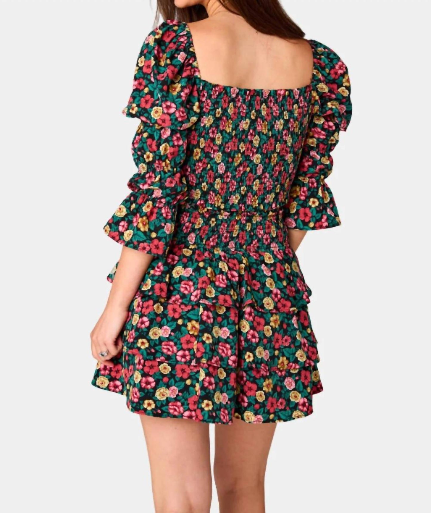 Buddylove - Conjunto de 2 peças Nelly Botanical Smocked