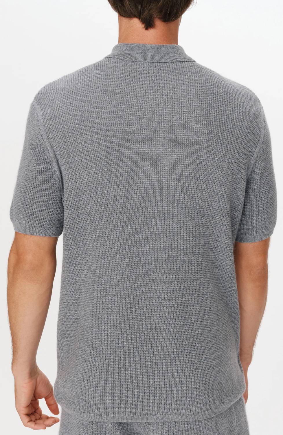 Atm - Merino Cotton Cashmere Blend Waffle Shirt