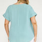 Entro - Scoop Neck Short Sleeve Top