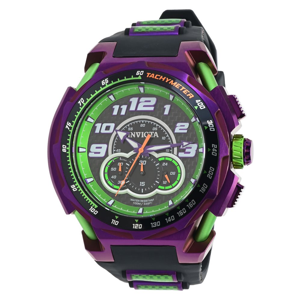 Relógio Invicta JM Correa S1 Rally 51 mm Qtz Chrono com pulseira de fibra de carbono