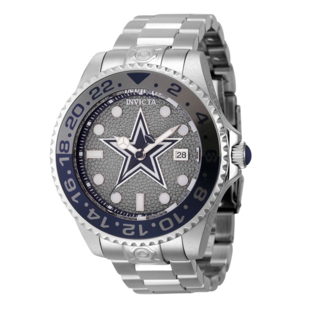 Relógio Invicta NFL Grand Diver 47mm Automático Pulseira de Aço