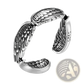 925 Sterling Silver Detailed Angel Wing Ring