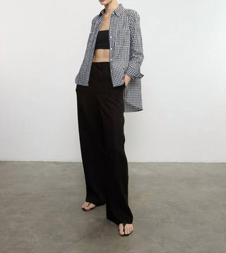 Enza Costa - Textured Gingham Shirt