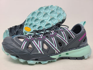 Tênis de caminhada Merrell Choprock Shandal feminino, azul