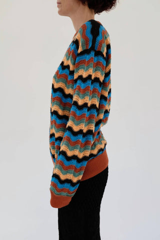 Beklina - Angata Oversized Cotton Crew Sweater