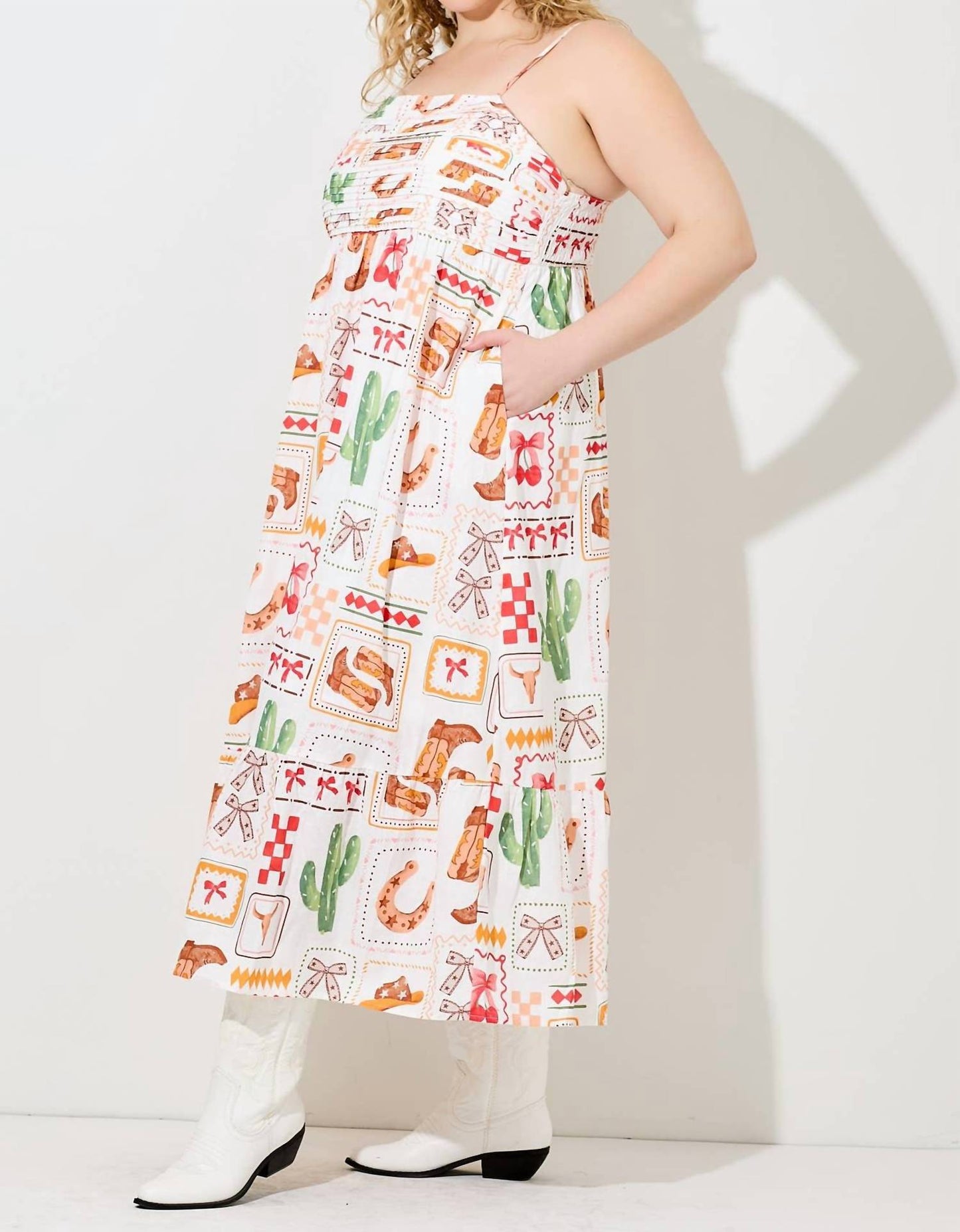 Baevely By Wellmade - Wild West Sundress