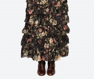 Sea - Jolie Print Midi Skirt