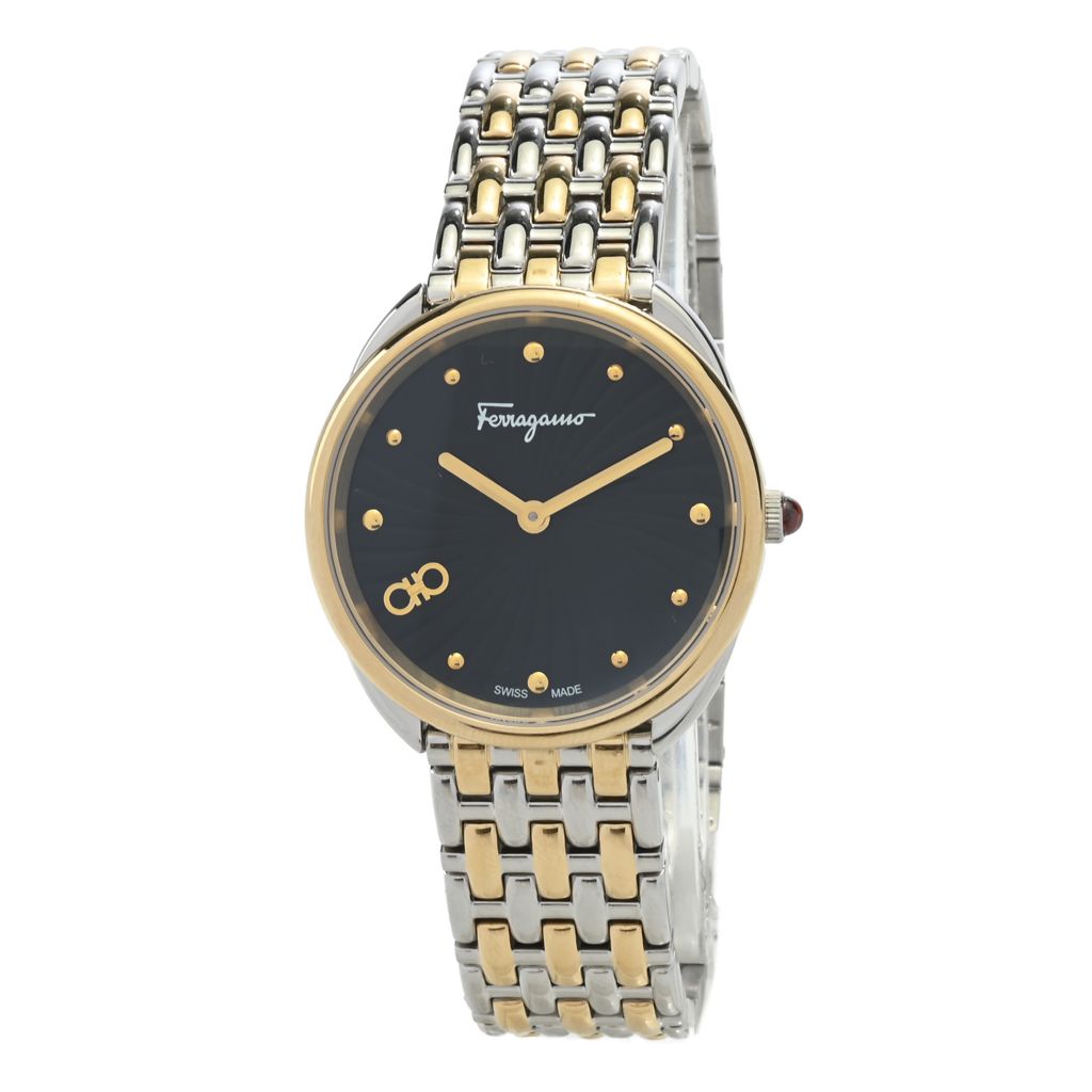 Relógio de pulso feminino Ferragamo Cuir Swiss Made Quartz