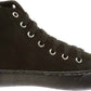 Love Moschino - Women's Canvas Heart Lace Up Hi Top Sneakers