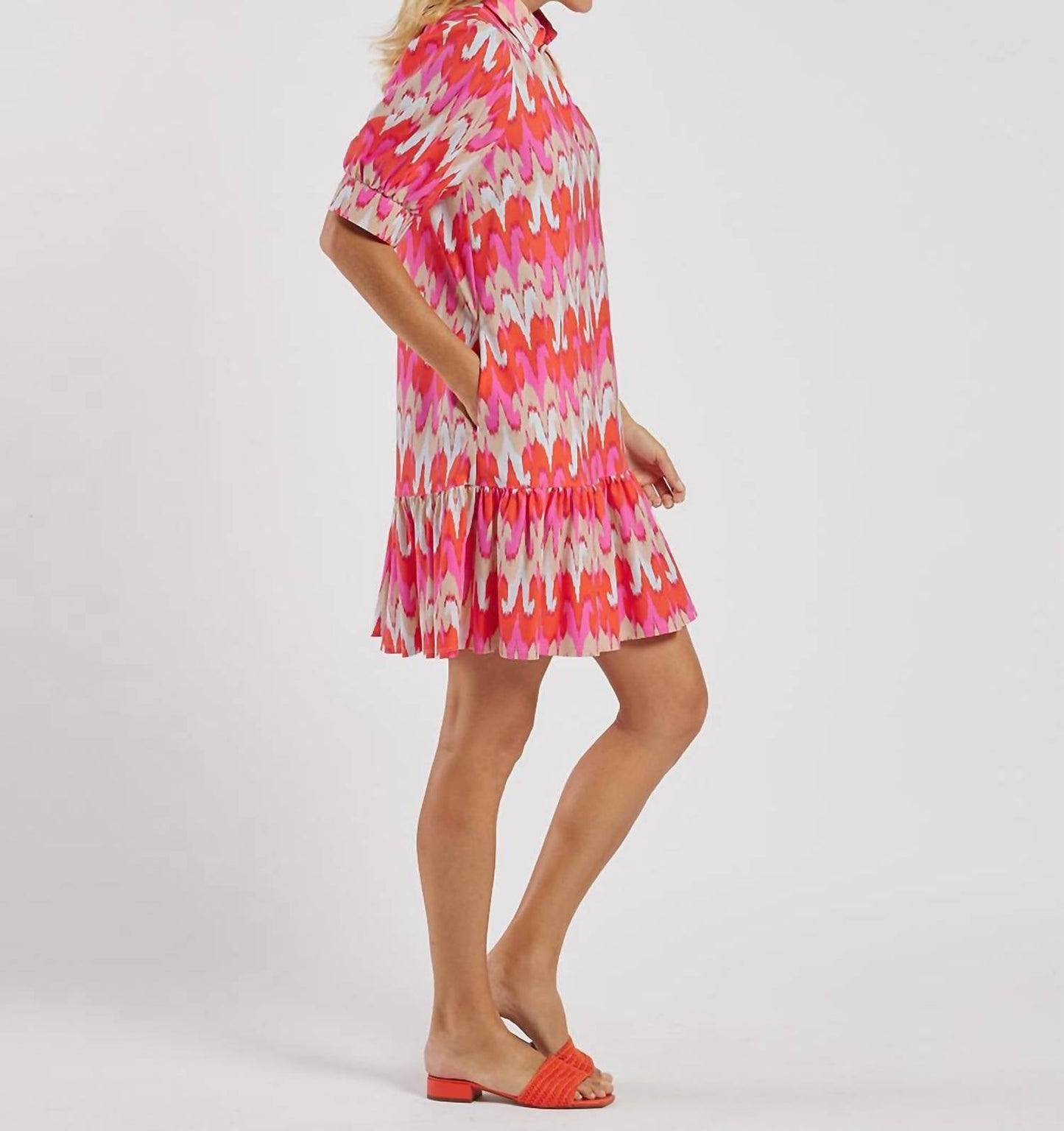 Jude Connally - Tierney V-neck Mini Dress