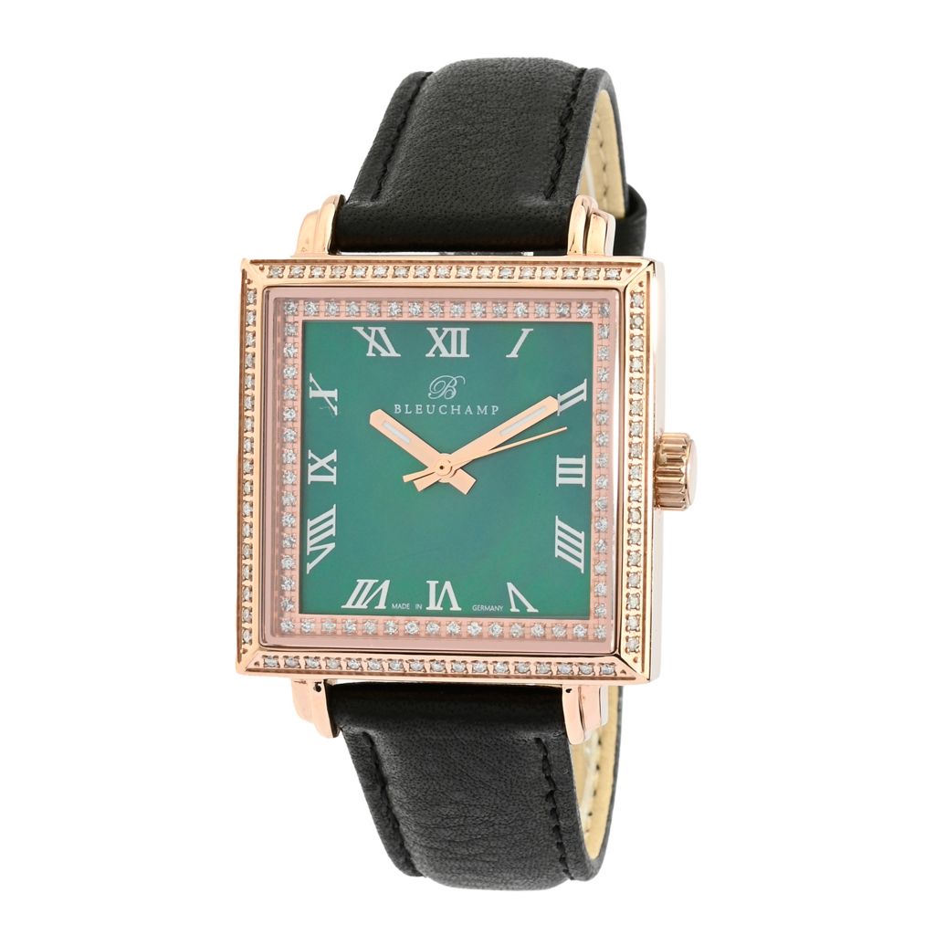 Relógio Bleuchamp Carree LE Swiss Quartz Feminino com Diamante de 1,28 quilates