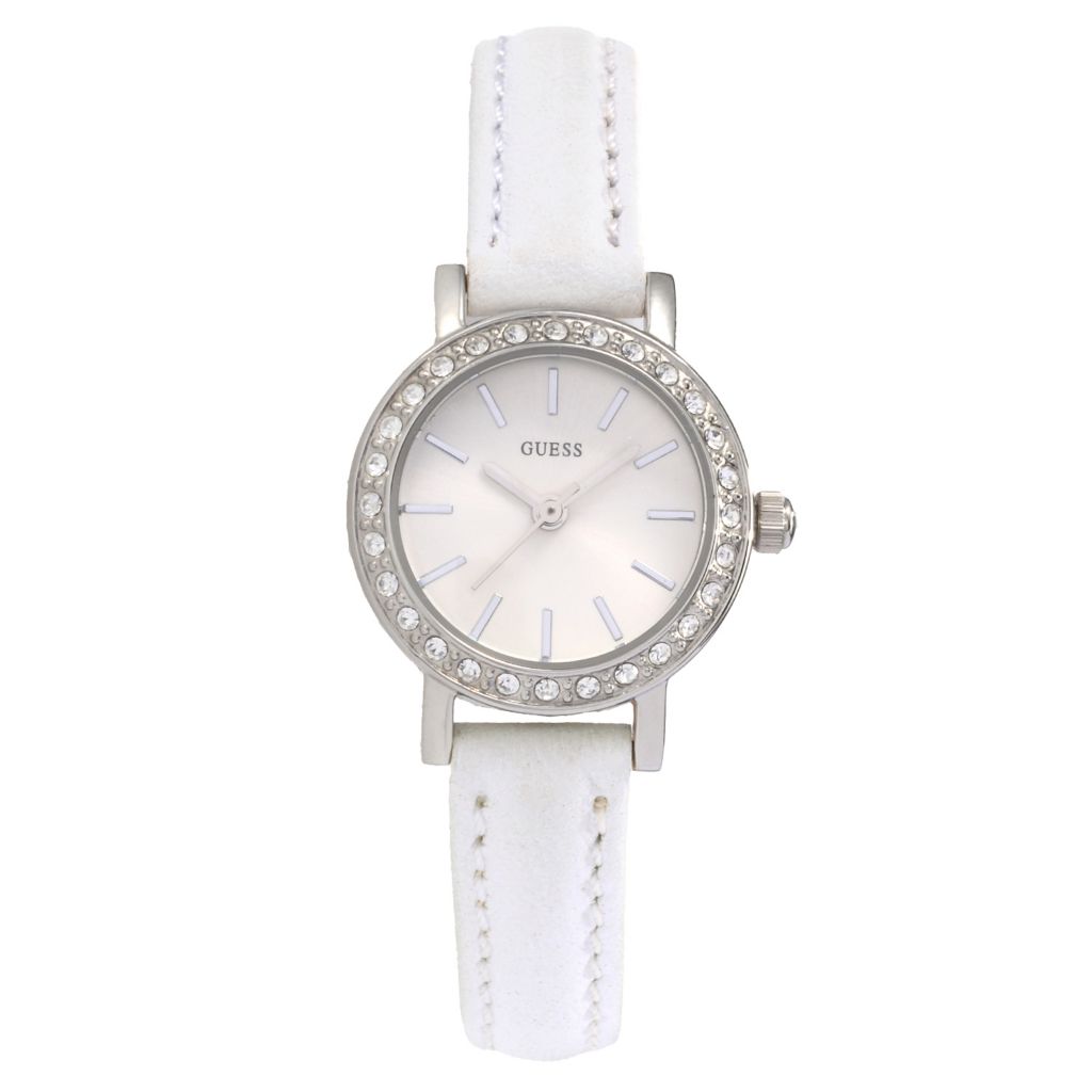 Relógio Guess Feminino Petite Quartz Crystal Accented Strap