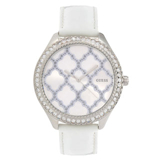 Relógio Guess Majestic com pulseira de cristal de quartzo feminino