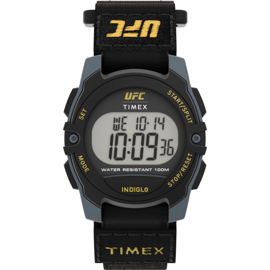 Relógio Timex UFC Rivalry Digital Quartz com pulseira de resina de 33 mm
