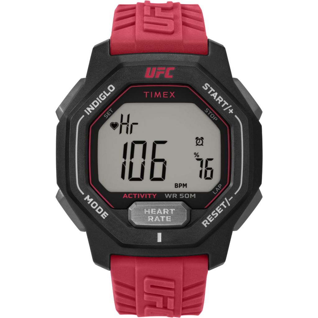 Relógio Timex UFC Spark Quartz Digital com Pulseira de Poliuretano de 46 mm