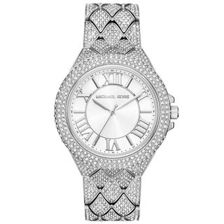 Relógio feminino Michael Kors Camille com pulseira de cristal de quartzo Pave