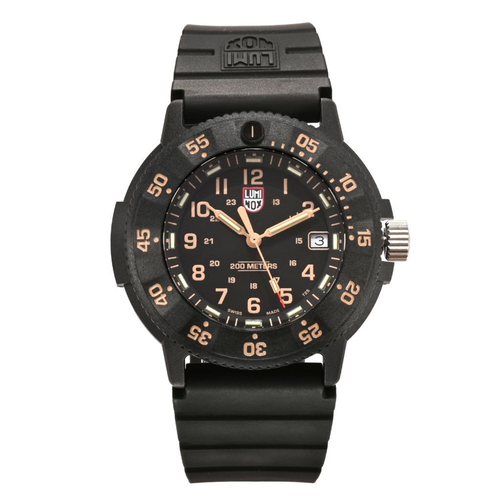 Relógio Luminox 43mm Navy SEAL original com pulseira de quartzo suíço