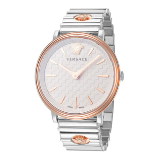 Versace Women's V-Circle Swiss Made Quartz Bracelet Watch