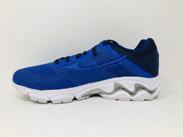 Tênis de corrida Mizuno Wave Inspire 16 para estrada, feminino, azul brilhante, tamanho 12 B(M) EUA