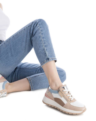 Xti - Tênis Casual Feminino com Zíper Lateral