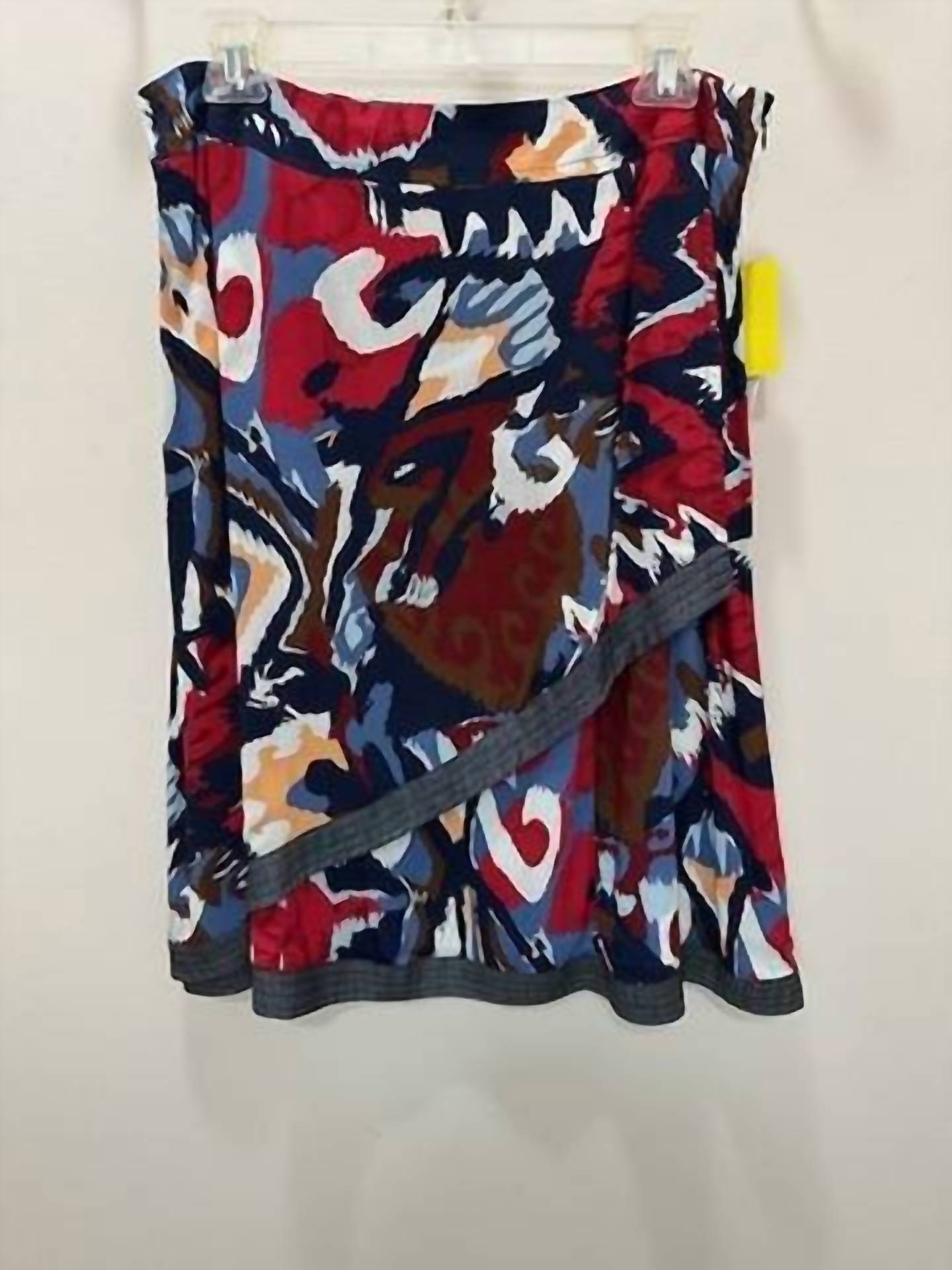 600 West - Women Ikat Faux Wrap Skirt