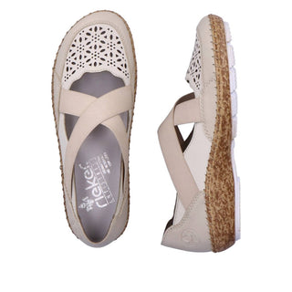 Rieker - Sapatos baixos femininos Cindy 53