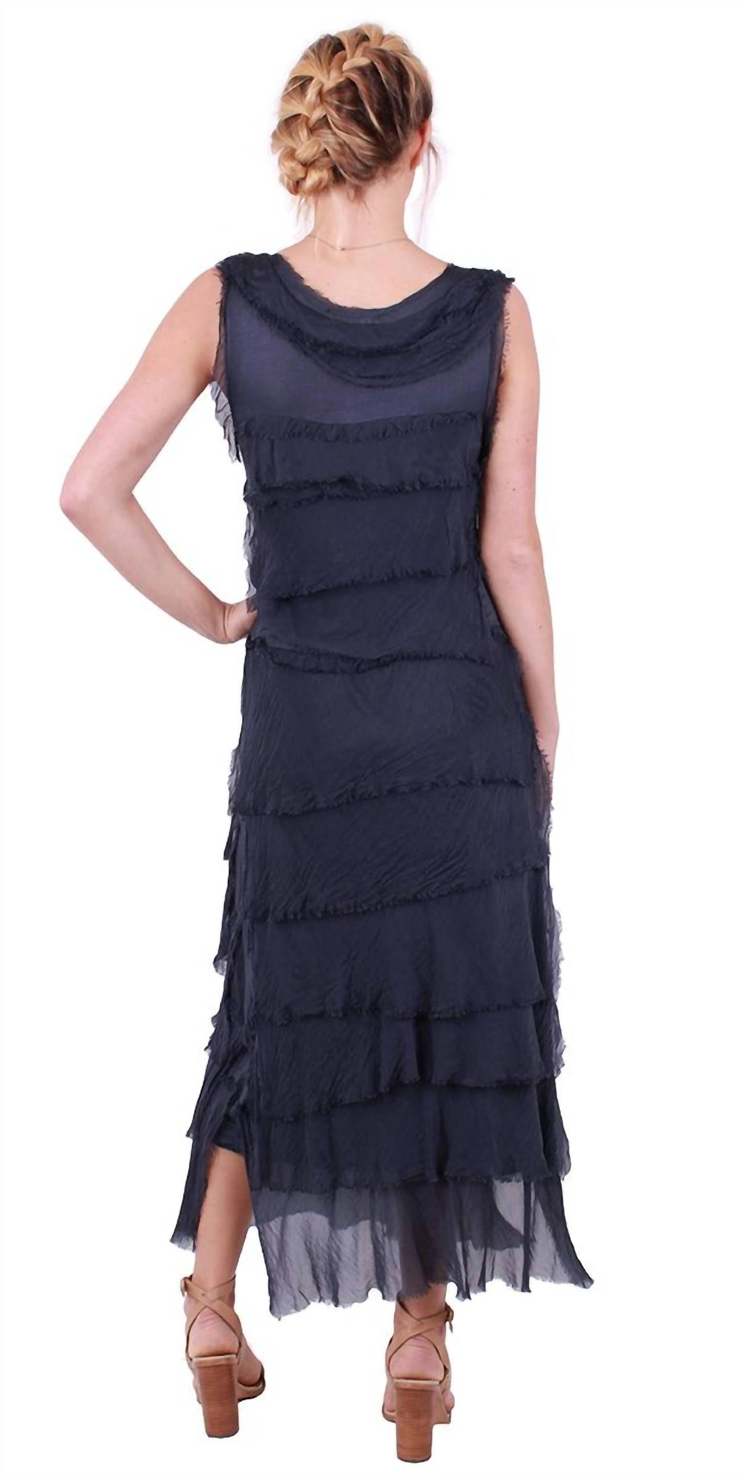 Gigi Moda - Siena Long Ruffle Dress