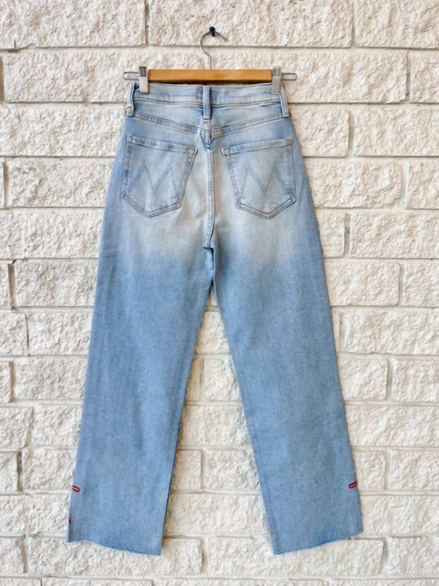 Mother - Rambler Zip Slice Hover Fray Jeans
