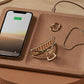 Courant - Linen Wireless Charger with Valet Tray