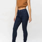 Judy Blue - High Waist Tummy Control Raw Hem Skinny Denim Jeans