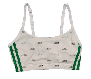 Adidas - Sutiã Feminino com 3 Listras e Gola Redonda