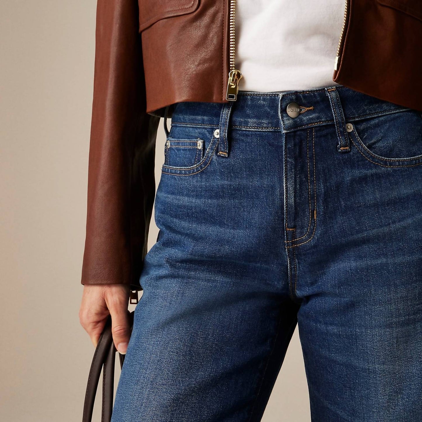 J.Crew - Low Rise Denim Trouser Jeans - Petite