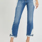 Risen - High Rise Medium Bleach Denim Jeans