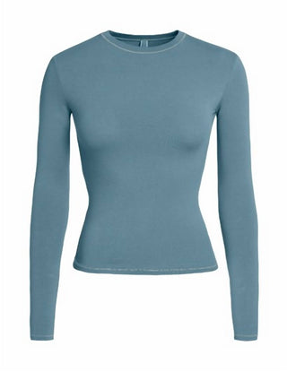 Skims - Camiseta de manga comprida em jersey de algodão